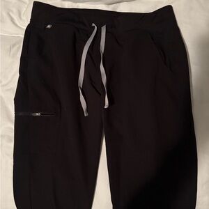 FIGS Zamora Jogger Scrub Pant Black